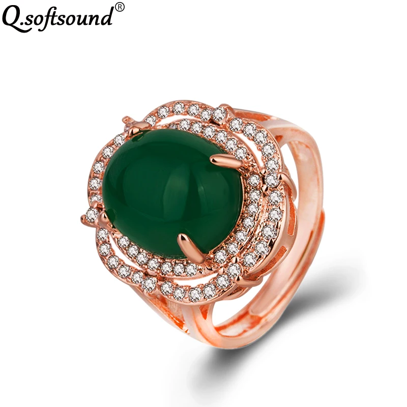 Женское кольцо с цветком из розового золота винтажное ювелирное изделие