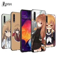 cute gril toradora anime back silicone phone case for samsung galaxy a90 a80 a70s a60 a50s a40 a20e a20 a10s soft black cover