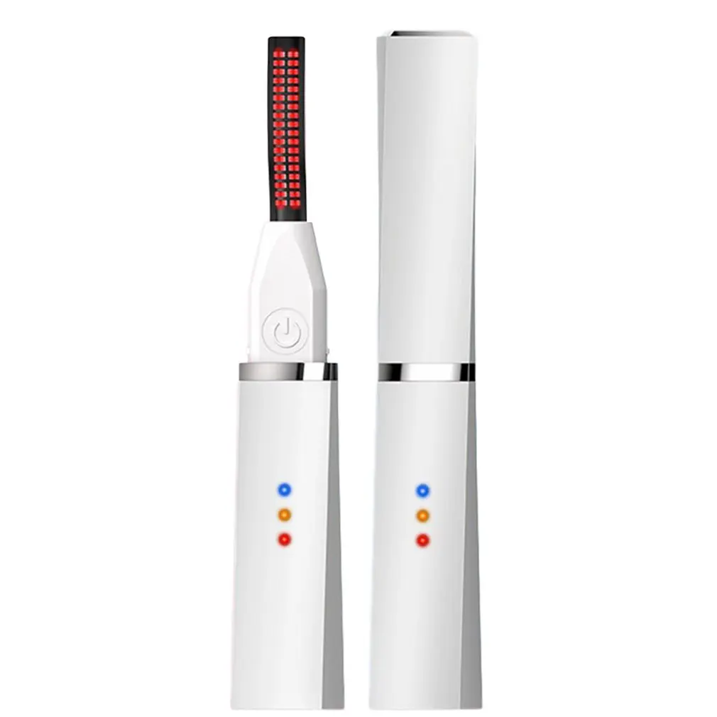 

Подогрев для завивки ресниц Перезаряжаемый USB Электрический бигуди для ресниц с двухсторонней щеточкой для ресниц долговечный