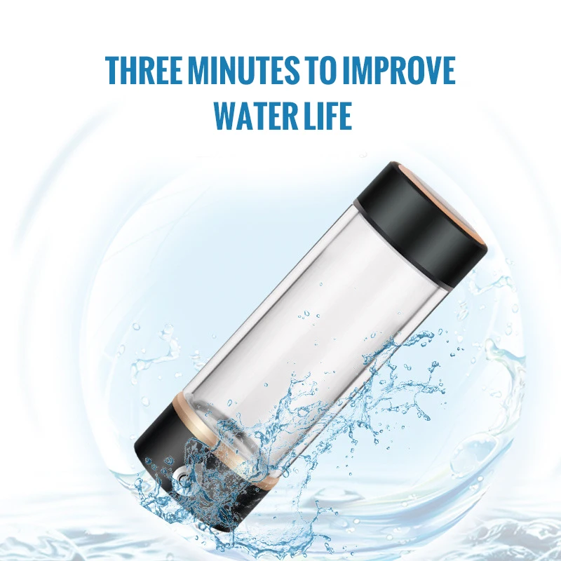 SPE/ PEM фильтр для воды водород генератор бутылка с ионизатором отделиться от H2 и O2