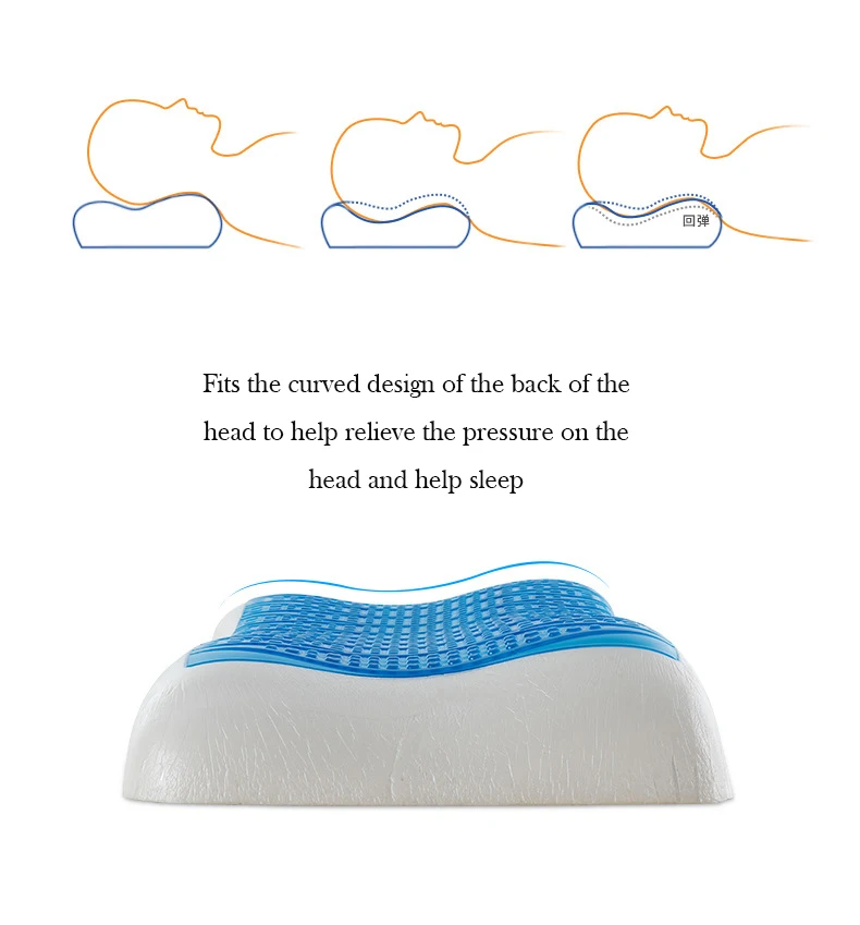 Оливковая летняя охлаждающая гелевая Подушка с эффектом памяти 2021 удобная