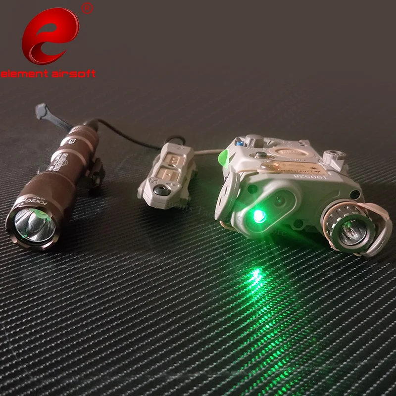 Element Airsoft тактический флэш светильник PEQ 15 Surefir M600 PEQ15 LA 5C зеленый лазерный ИК лазер