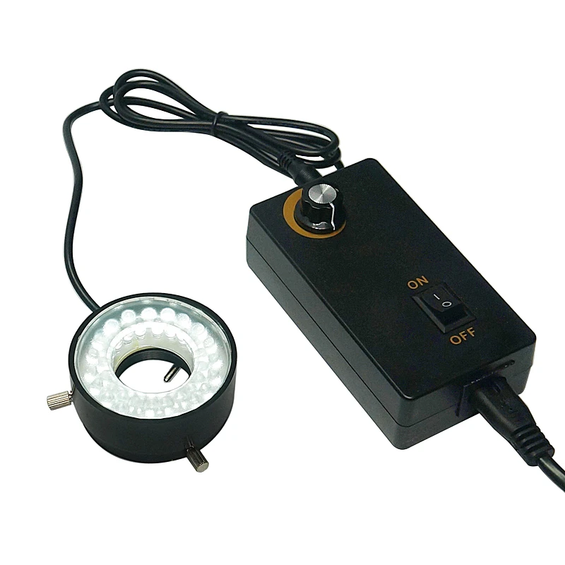 

28-46mm single-barrel video microscope light source LED ring lamp machine vision LED ring light source