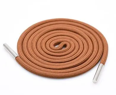 140CM 1Pc Solid Color Polyester Cord 140CM Copper Bead Caps Decorative Cap Rope For Sweater Sports Pants Waist Rope Belt - Цвет: 140CM