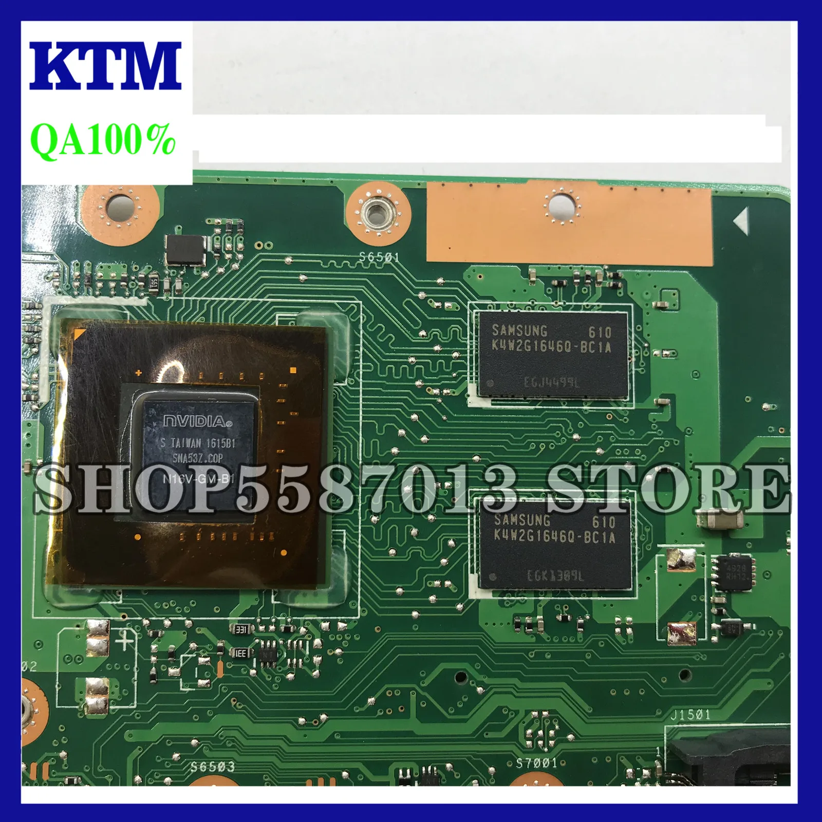 

KEFU X555SJ Motherboard For ASUS X555SJ X555S X555SJ A555S X555 Laptop Motherboard N3700 CPU GT920M-2GB Mainboard Tetsted 100%
