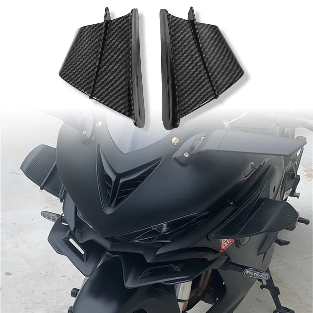 

2 шт., мотоциклетные крылья из углеродного волокна для Honda Kawasaki BMW