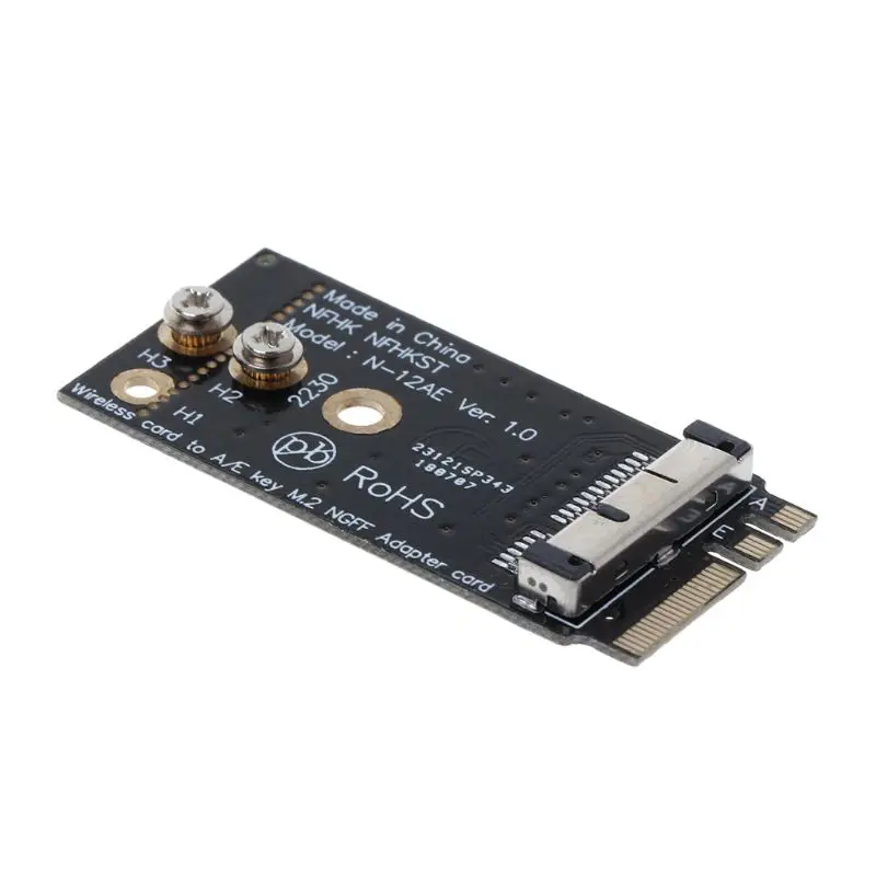 BCM94360CS2 BCM943224PCIEBT2 A/E ключ NGFF M.2 модуль адаптера 12 + 6-контактный Беспроводной Wi-Fi