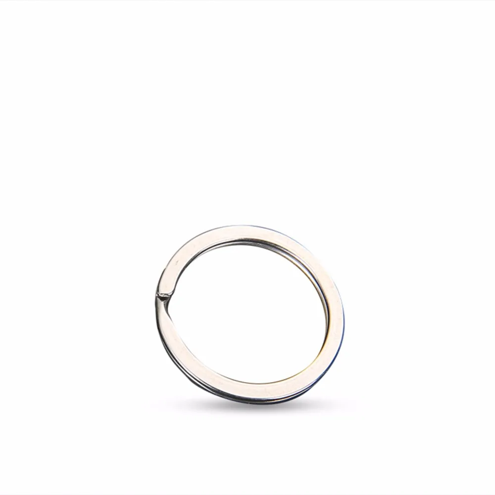 

Hot Sale 14 pcs/Set Stainless Steel Silver 25mm Keychain Split Key Ring Loop Hoop Key chain