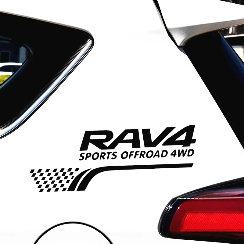 RAV4 спортивный внедорожный 4WD автомобильные наклейки креативные Декоративные для