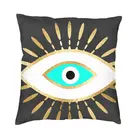 Хамса от дурного глаза наволочки из золотой фольги с принтом Nazar Amulet, мягкие современные подушки, украшение для дома