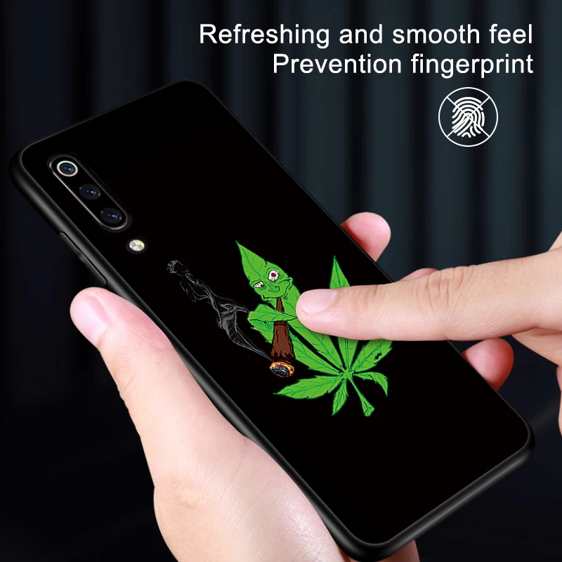 Черный чехол для телефона с узором Xiaomi Mi 8 9 SE CC9e CC9 9T Pro Pocophone F1 Мягкий ТПУ A3 Lite