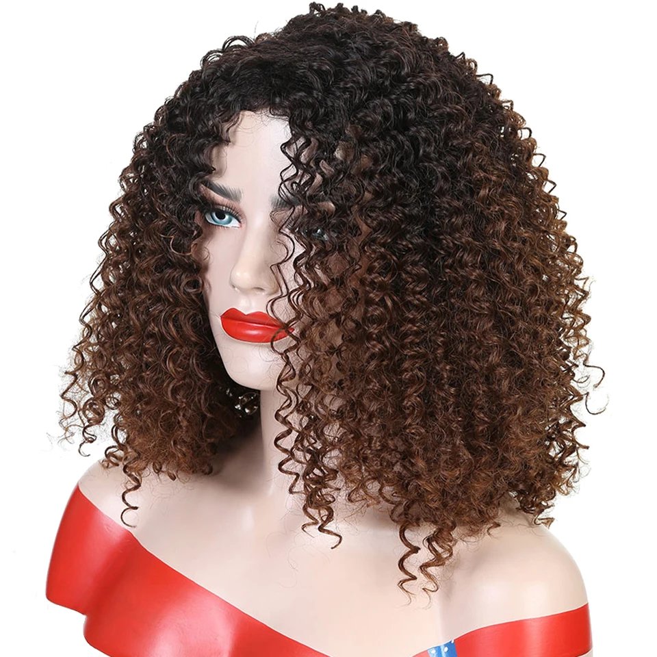 WEILAI кудрявые парики боб для женщин термостойкие| |