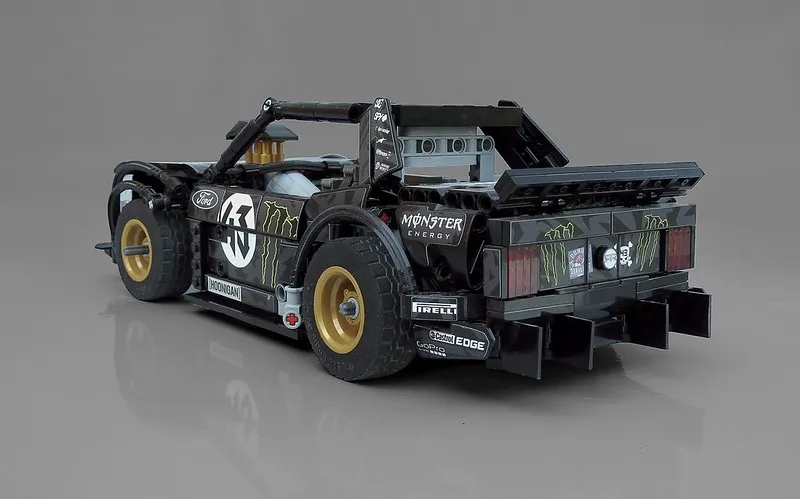 Технология строительный блок MOC 27623 мини спортивный автомобиль дистанционный