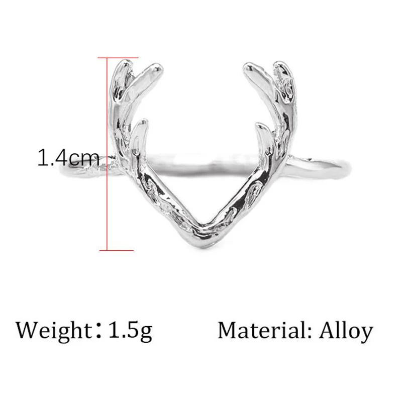 Новые простые кольца с оленями для женщин и мужчин модные ювелирные изделия