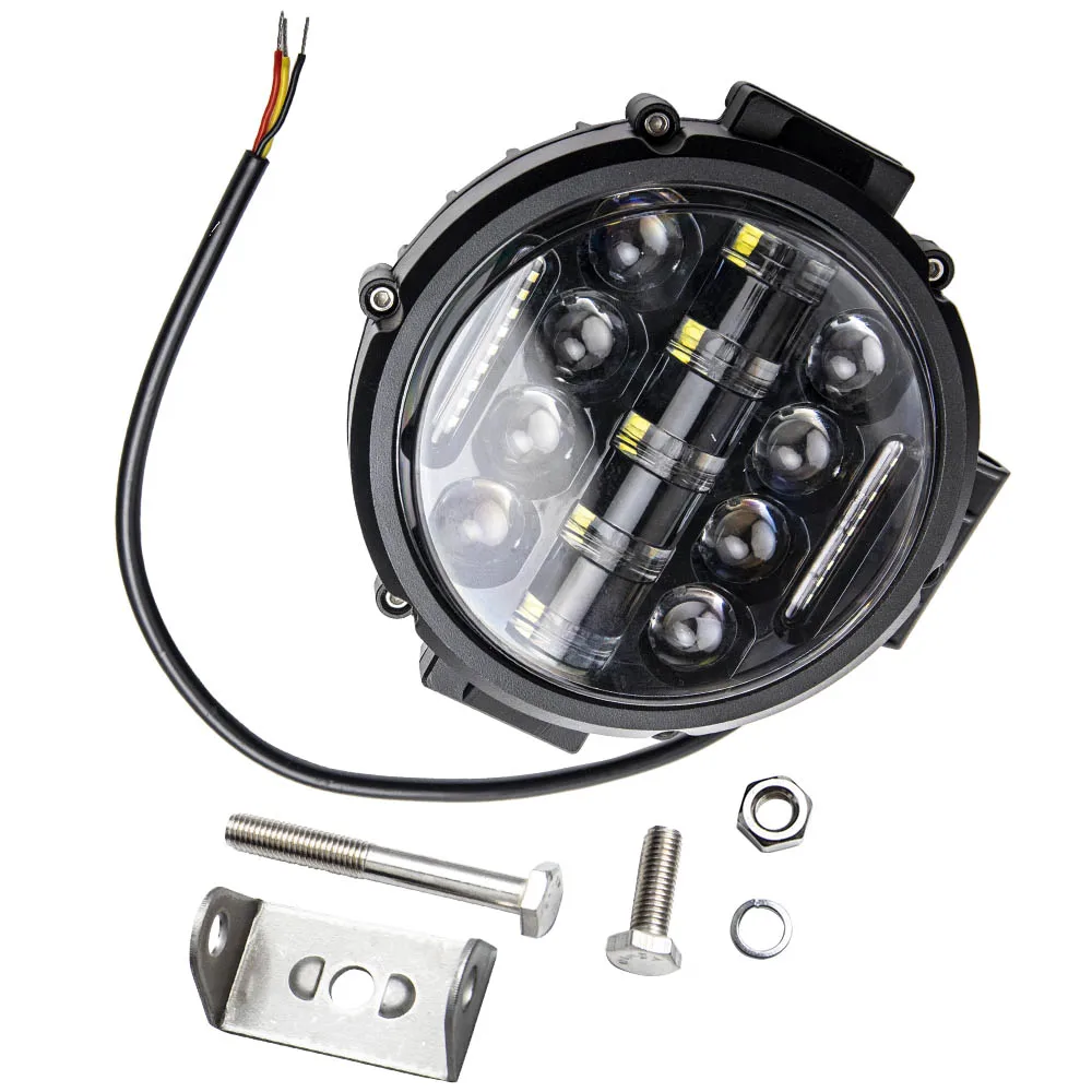 1 шт. 7-дюймовые круглые светодиодные фары рабочего света