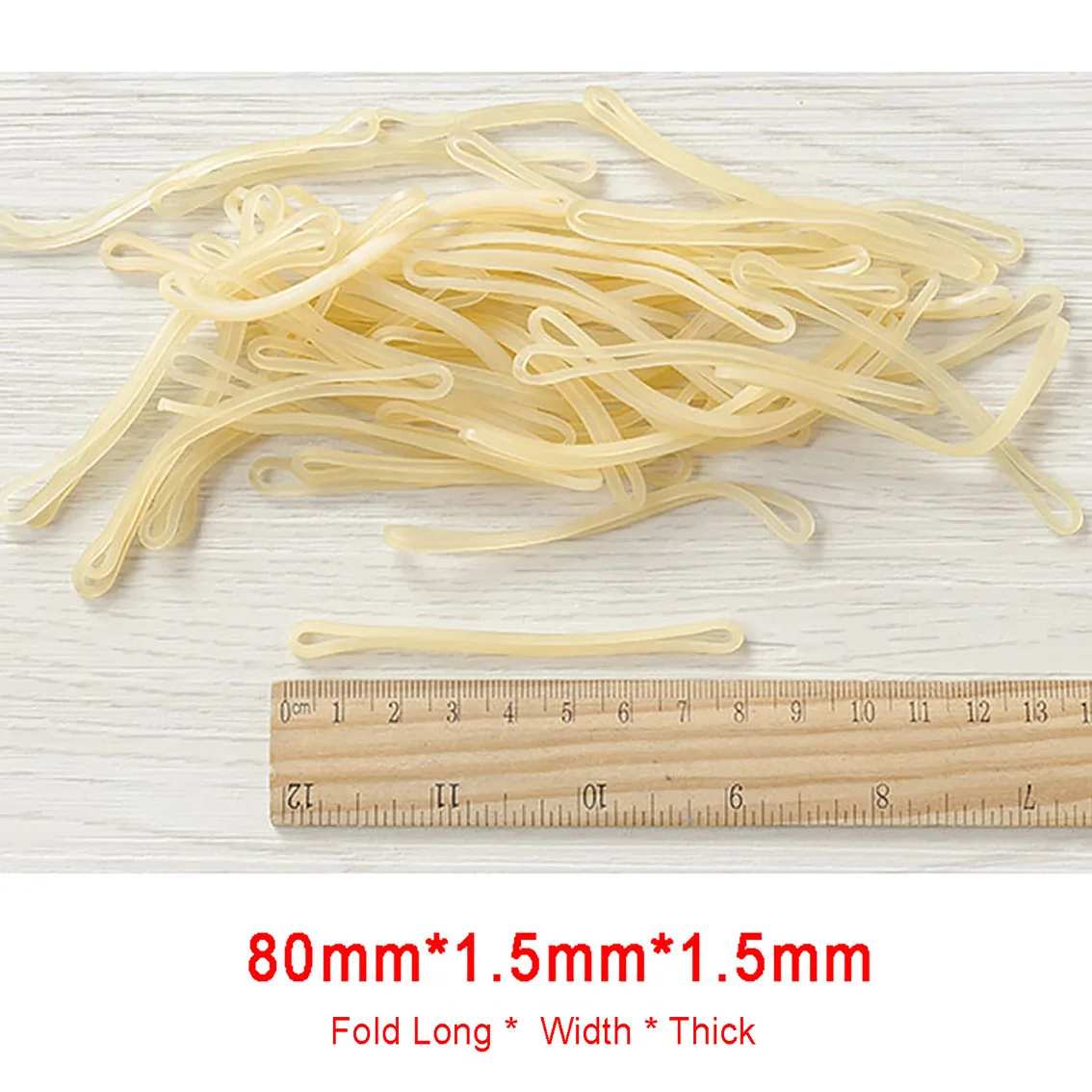 

Perimeter 120-160mm Translucent Quality Elastic Rubber Bands Stretchable Packaging Band Loop O Rings For Home School Office