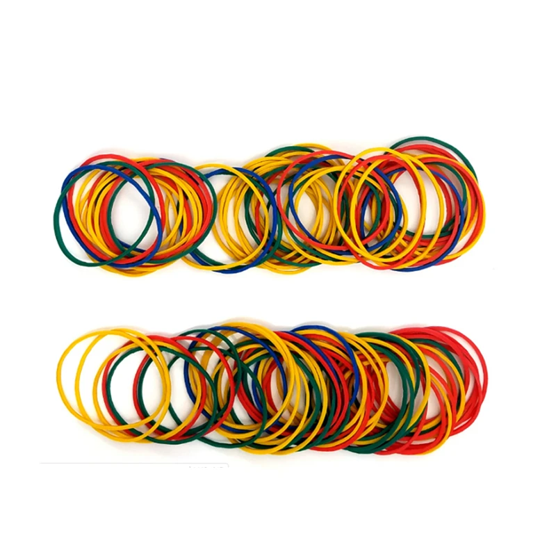 100 шт./упаковка цветные резиновые ленты Аксессуары для тату-машинки наконечники