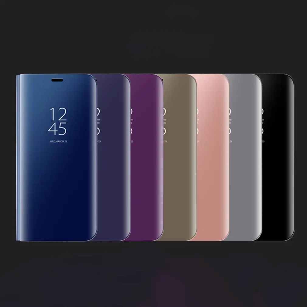 Новейший Гальванизированный умный зеркальный чехол-подставка для смартфона |