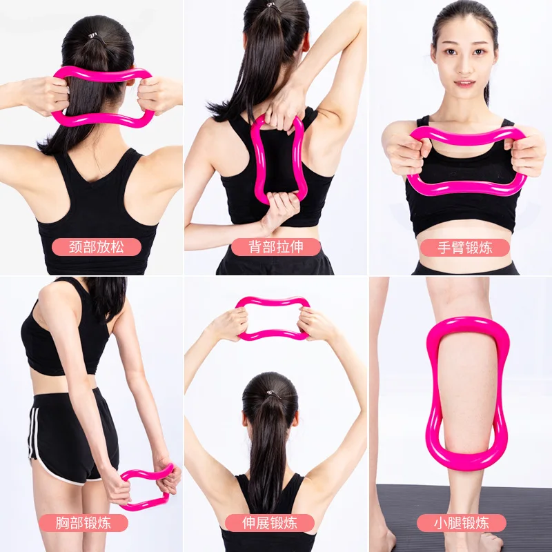 Yoga Circle Equipment Multifunction Ring Pilates Workout Fitness Training Resistance Support Tool Calf Home | Спорт и развлечения
