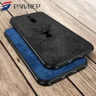 Чехол с тканевой текстурой для XiaoMi RedMi Note 9, 9s Pro Max, RedMi Note 8T, 8 Pro, 8A, 9, 7, 7A, 6, 6A, мягкий чехол с оленем из силикона и ткани