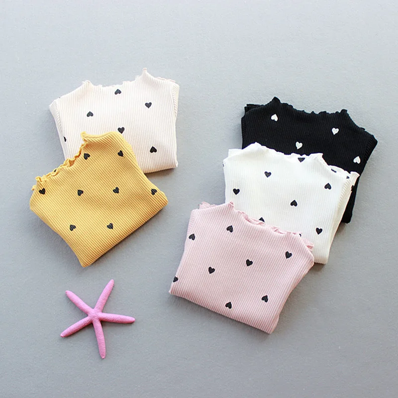 Lememogo осенние Рубашки с длинным рукавом для маленьких девочек топы Повседневные