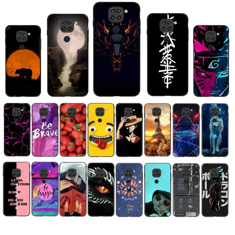 Чехол YNDFCNB для Xiaomi Redmi Note 9 мягкий чехол с рисунком силиконовая задняя крышка из