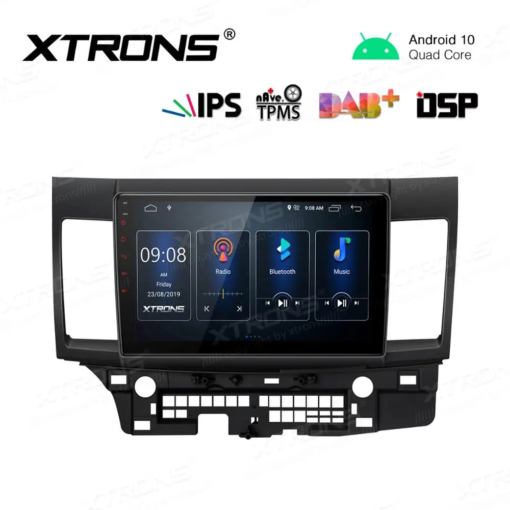 XTRONS 10 1 &quotIPS Android Q DSP автомобильный стерео плеер GPS DVR радио для Mitsubishi Lancer 2007 2008 2009 2010
