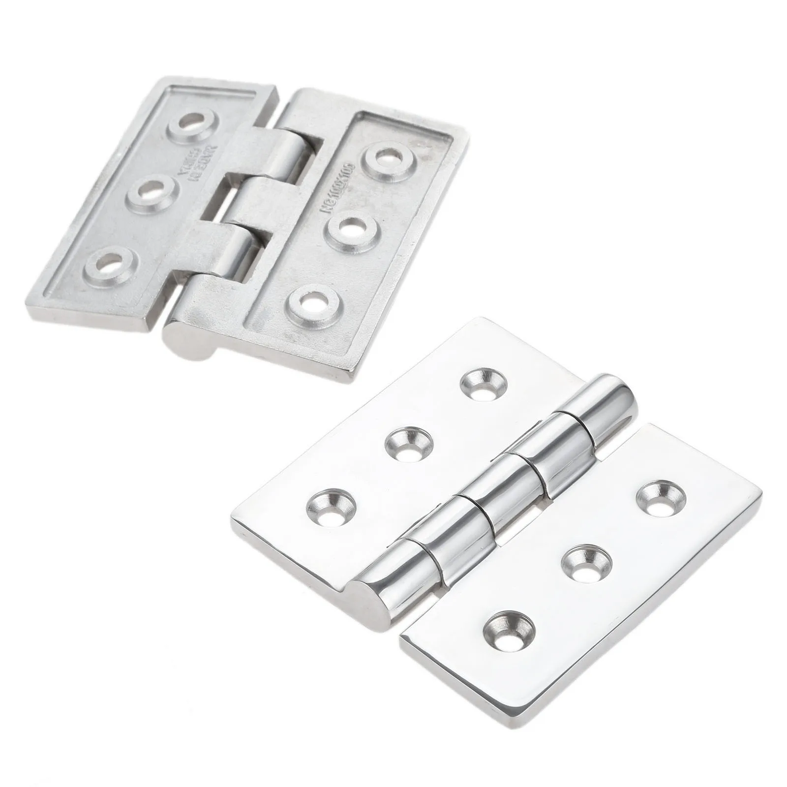 SURIEEN 1 шт. морской 304 Нержавеющая сталь Heavy Duty квадратная Петля 100*100*6 3mm 4*4*0 25 дюймов