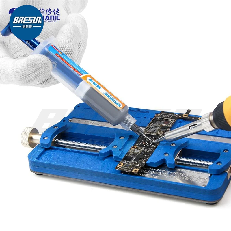 Слесарный флюс с нажимным стержнем из алюминиевого сплава шприцевая паста