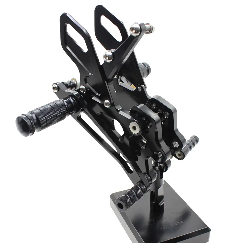 CNC алюминиевый мотоцикл Rearset мотоцикл подножка задние наборы регулируемая подножка для Kawasaki ZX10R ZX 10R ZX10 R 2004-2005