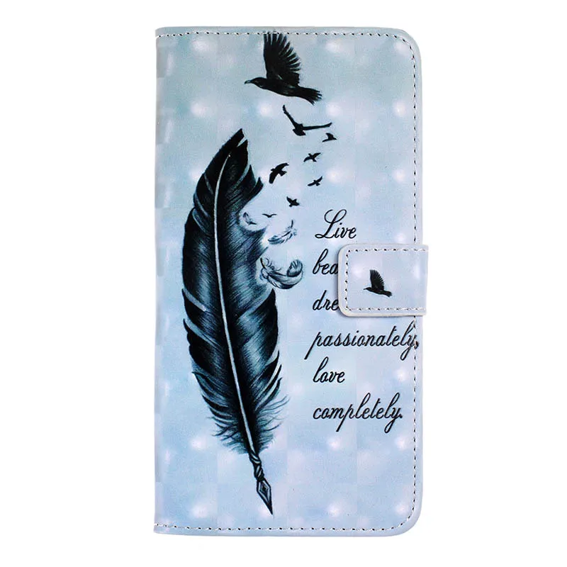 Geese Feathers Чехол флип-чехол для телефона из искусственной кожи для samsung Galaxy S10 S10e S9 S8 плюс J4 J6 A6 A7 A8 A9 J330 J530 J730 J310 J510 крышка - Цвет: Geese Feathers
