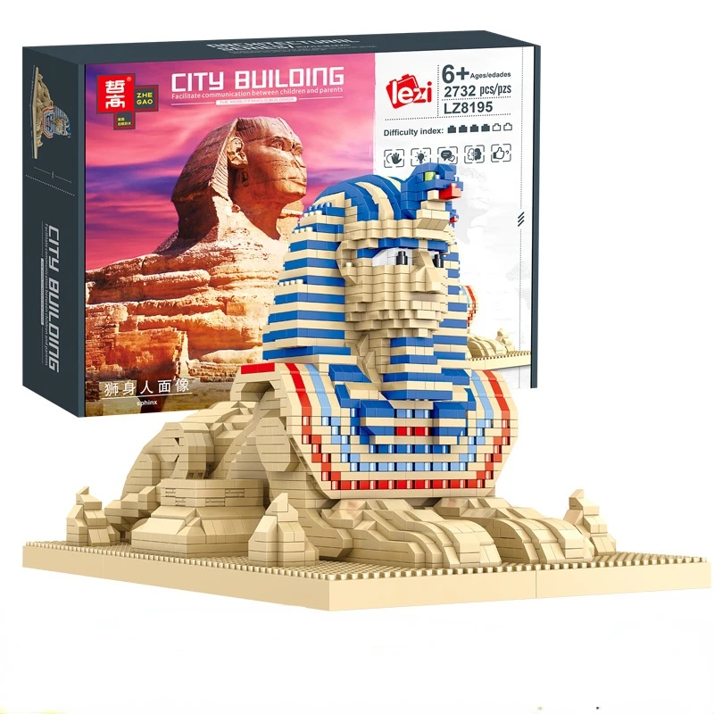 

2732pcs Miniature Small Particle Building Blocks Architecture Model Puzzle Educational Toy Sets for Kids Personalized Jigsaw