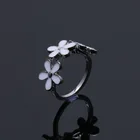 Buipoey Дейзи Корона очаровательное кольцо обручальное кольцо для женщин переплетенных листьев кольцо ювелирные изделия аксессуары подходит для мужчин и женщин