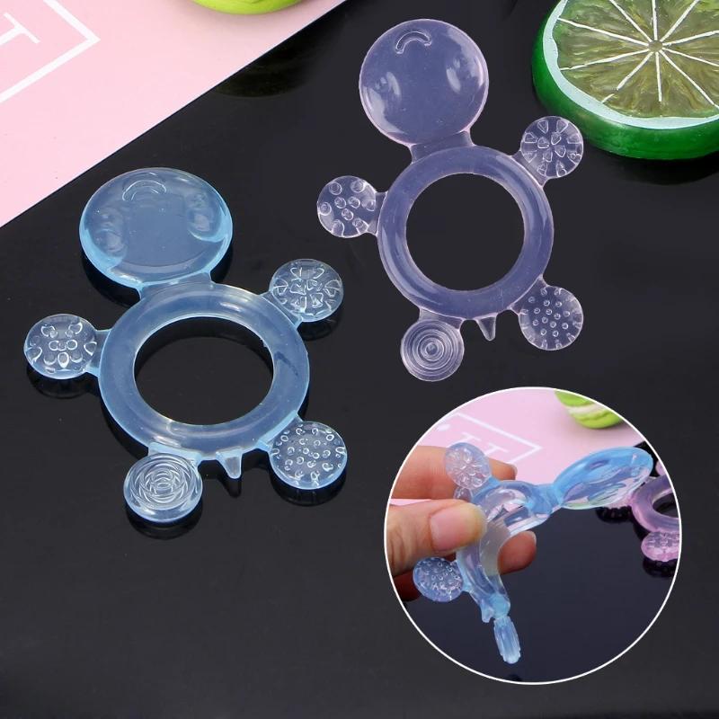 

Tortoise Baby Soothing Teether BPA Free Silicone Chew Charms Baby Teething Toys