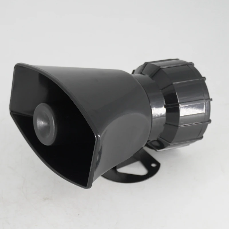 12V Police Siren Speaker 5 Tone Sound Volume Adjustment Vehicle Horn with Mic Loudspeaker Emergency Electronic PA System | Автомобили и