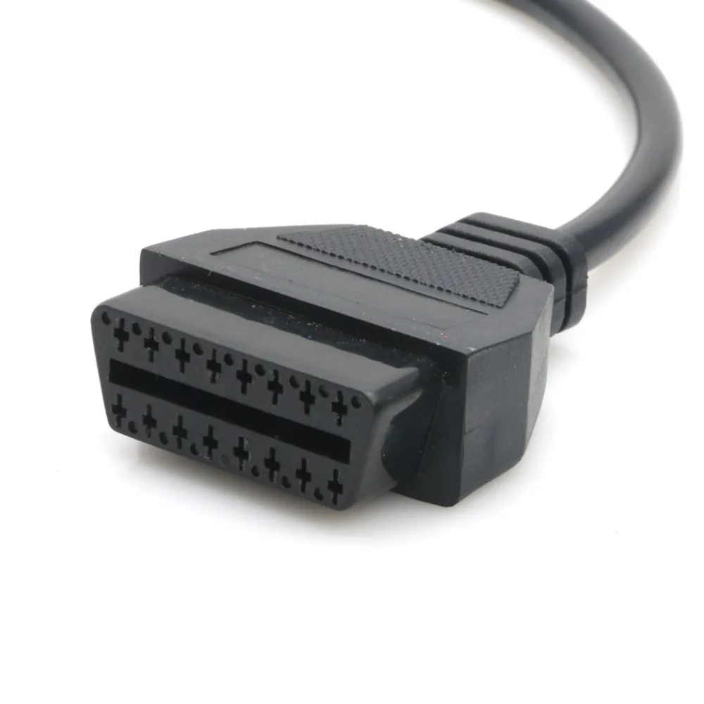Новый 17pin женский Интерфейс для Mazda 17 Pin к 16Pin мужской OBD2 OBD II кабель соединительный
