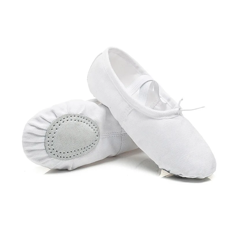 

Kids Girl Ballet Shoes Solid Red Canvas Flat Children Dance Shoes Pointe Training Women Ballet Shoes Girls Ballet Dance Shoes