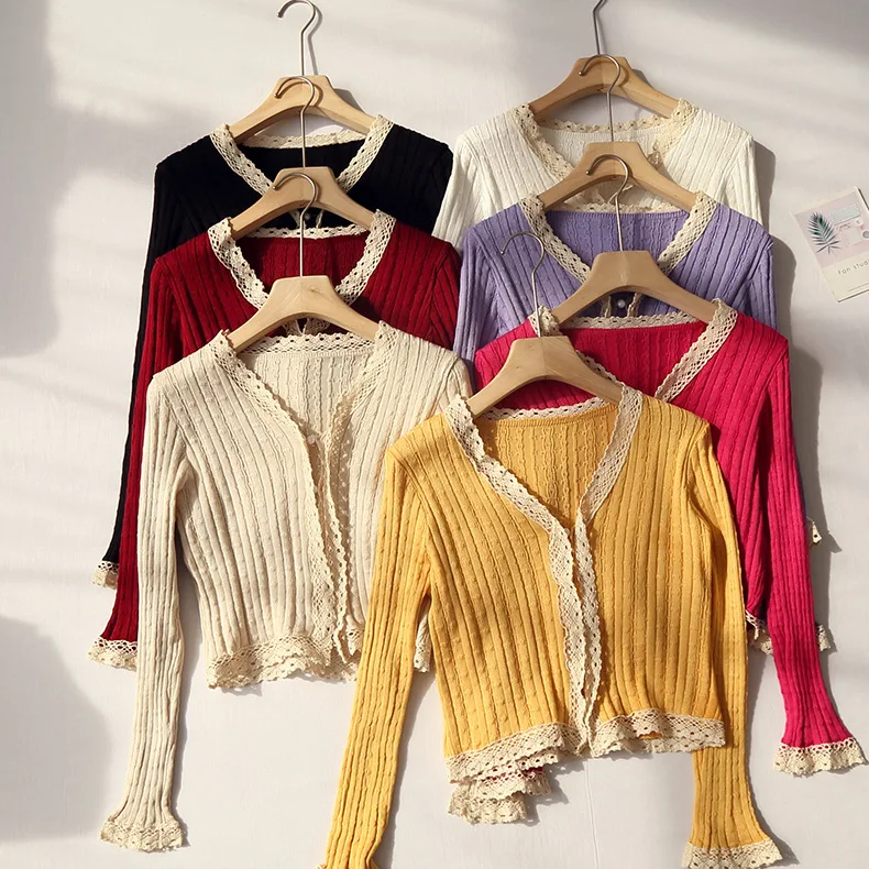 Женский однобортный Кардиган MONMOIRA повседневный вязаный кардиган ярких цветов во