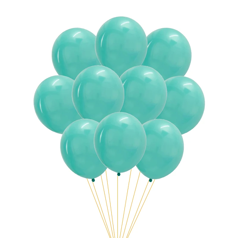 tiffany blue 10 шт. 12 ''шары на день рождения пастельные воздушные шары для свадьбы вечеринки украшения Тиффани латексные Макарон балон детские игрушки товары на день рождения - Цвет: tiffany blue