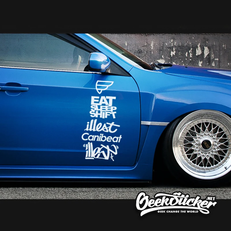 Hellafпышные наклейки на двери автомобиля аксессуары Scrawl Oh Shxt Rotiform Illest стиль JDM