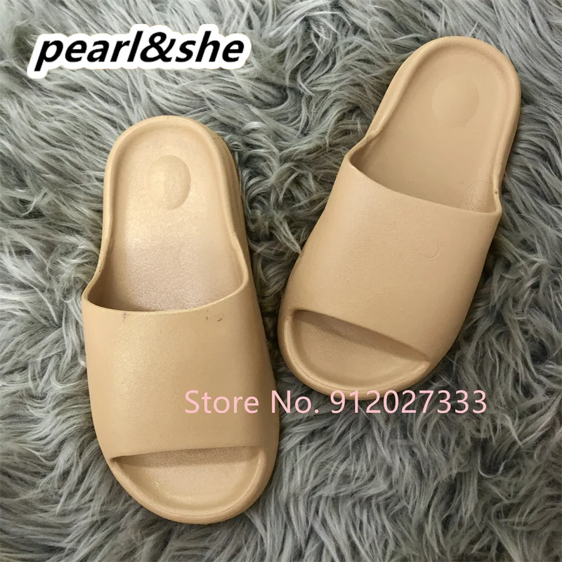 

Summer Beach Eva Soft Sole Slide Sandals Leisure Men Ladies Indoor Bathroom Anti-slip ShoesWomen Slippers Thick Platform