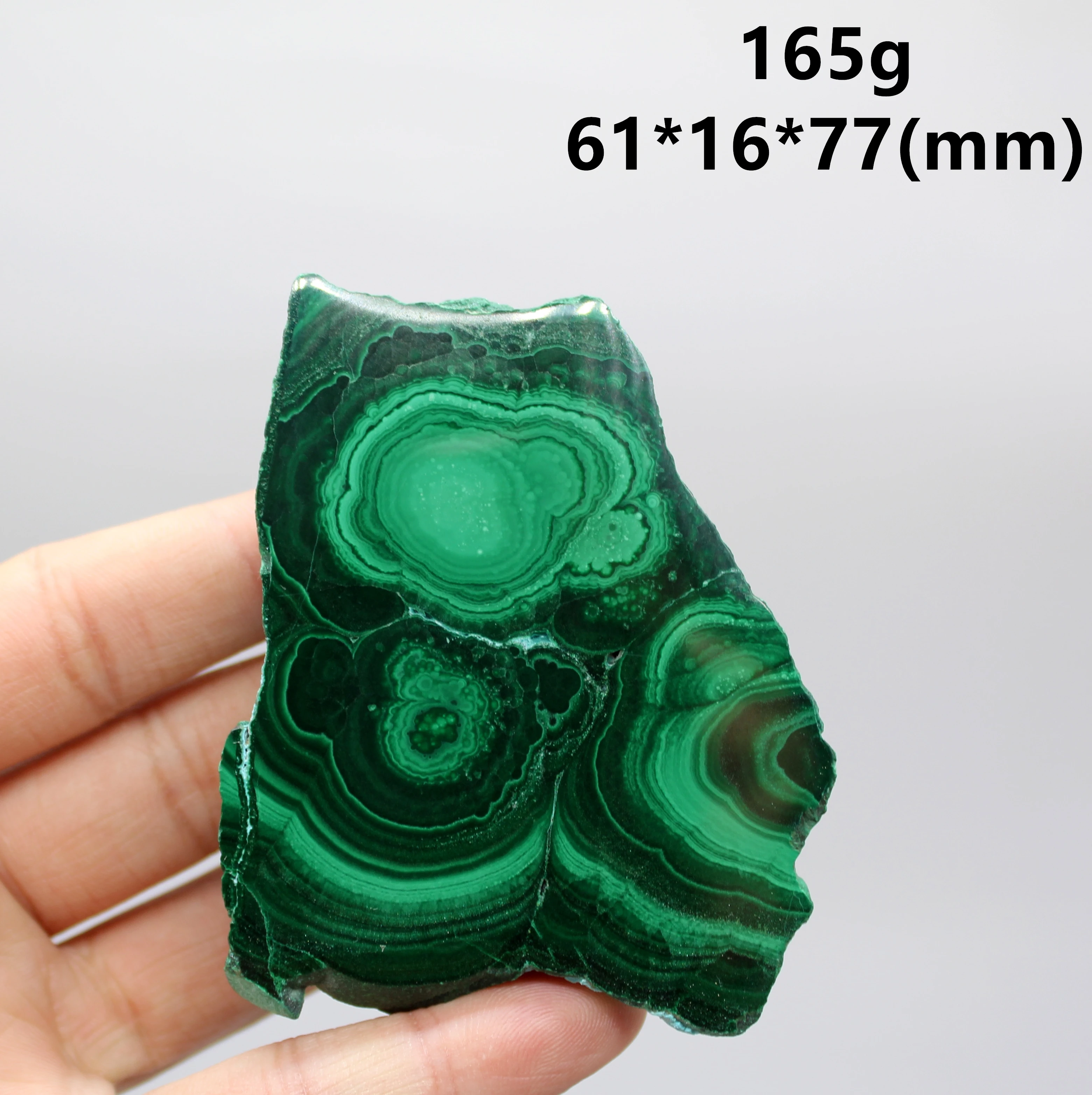 

BEST! 100% Natural green malachite polished mineral specimen slice rough stone quartz Stones and crystals Healing crystal