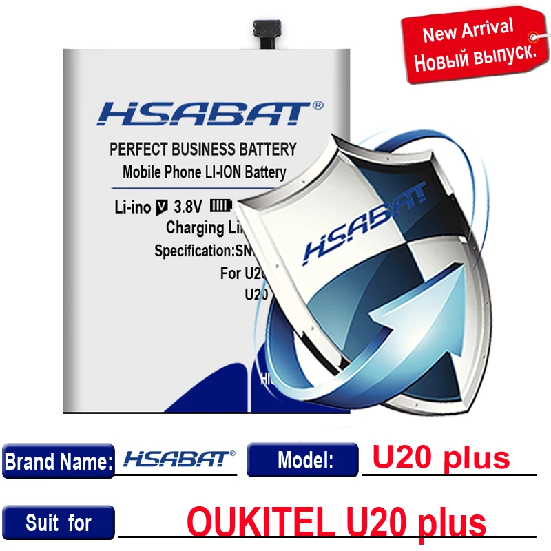 HSABAT 4050 мАч батарея для OUKITEL U20 плюс запасная батарея запасная замена аксессуары Аккумуляторы