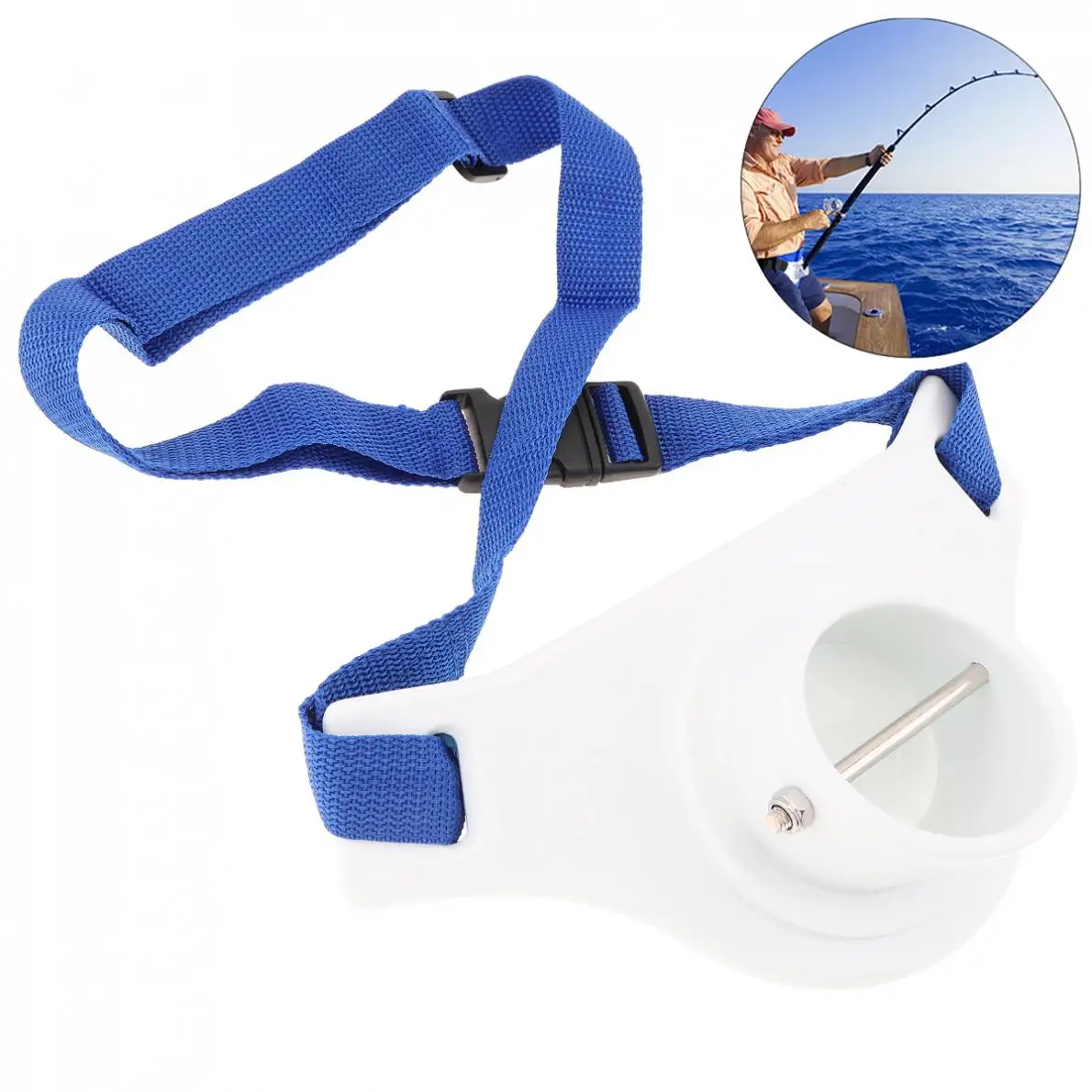 

Fishing Rod Stand Fighting Belt Waist Support Lightweight Boats Sea Fishing Pole Holder Fighting Belts