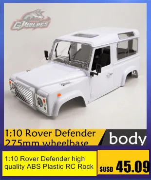 2 шт. 1/10 RC 313 мм Колесная база Jeep Wrangler Rubicon ПВХ корпус для Рок Гусеничный осевой SCX10 D90 TAMIYA CC01 hsp Monster truck