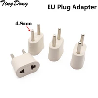 50pcs us jack to eu plug outlet travel charger power socket adapter usa to europe european regulation charging converter plug