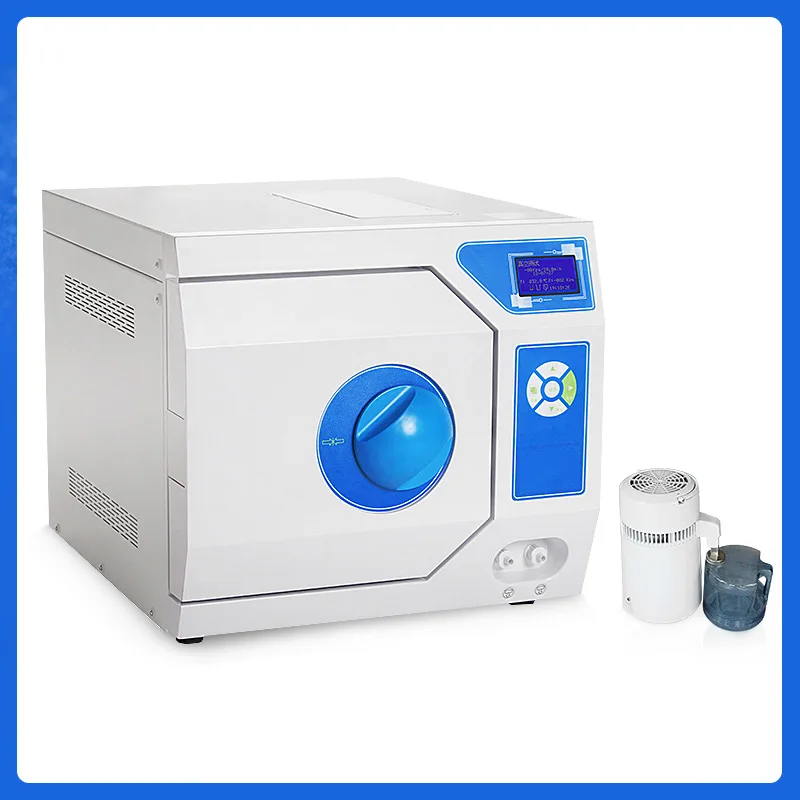 

Laboratory Disinfection Cabinet LCD Desktop Sterilizer Sterilization Pot Pulsating 3 times Pre-vacuum Drying Sterilization