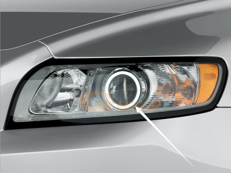 Для Volvo S40 II V50 2008 2009 2010 2011 2012 facelift RF remote Bluetooth APP многоцветный ультра яркий RGB