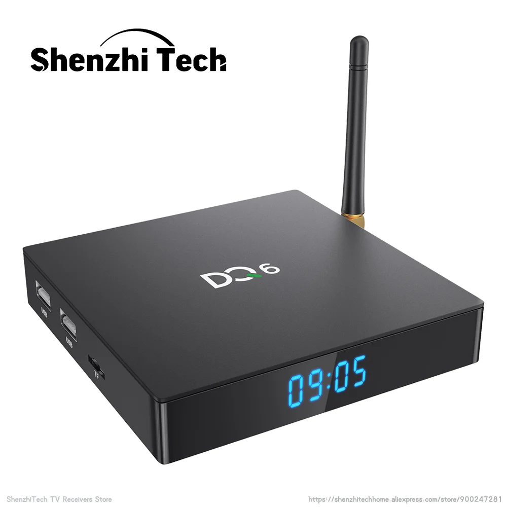 

2021 Smart TV Box Android 10.0 Rockchip RK3318 DDR3 4GB RAM 64GB ROM Set-Top Receiver DQ6 4K with 2.4G/ 5G WIFI Media Player