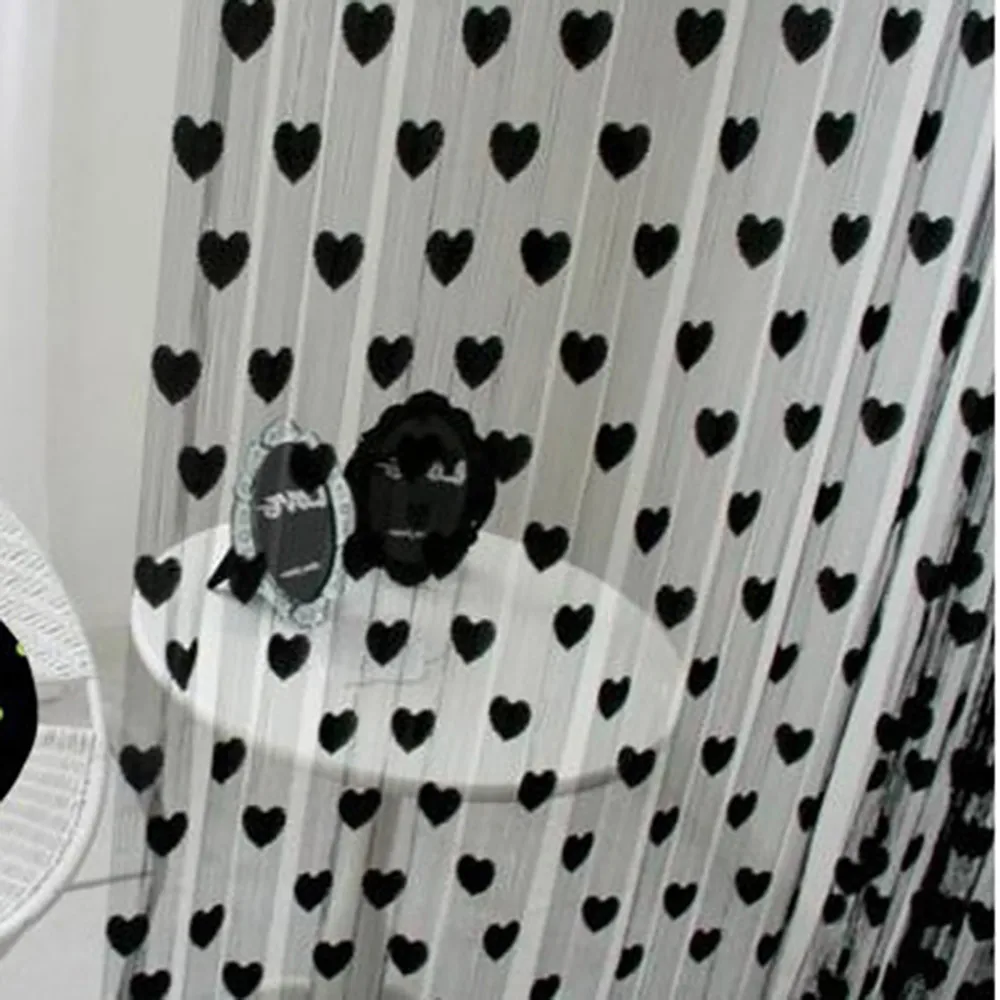 25 # романтичная веревка в форме сердца разделитель прозрачная занавеска